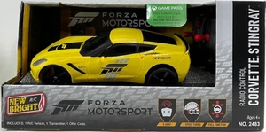 New Bright - 2483 - RC Corvette Stingray Fortza Motorsport - Scale 1:20 - Yellow - Picture 1 of 4