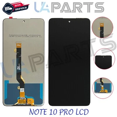 UA PARTS Per INFINIX Note 10 Pro X695 X695D Display LCD Assemblaggio Touch Screen Digitalizzatore
