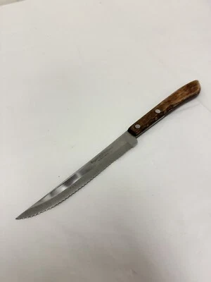 "Cuchillo REGENT SHERWOOD 9"" acero inoxidable hoja dentada Japón vintage" Foto 1 de 4