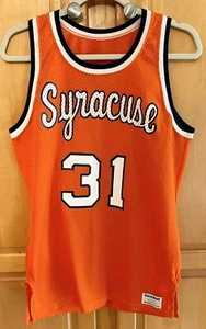 Jersey SYRACUSE NARANJA Pearl Washington MacGregor tejido arena talla grande - Imagen 1 de 6