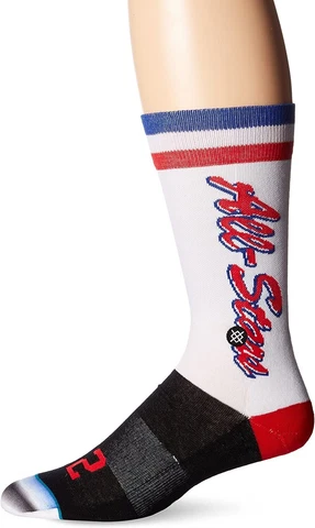 NWT M 6-8.5 Mens 1992 NBA ALL-Star Game STANCE SOCKS Medium Orlando Magic Jordan Cover