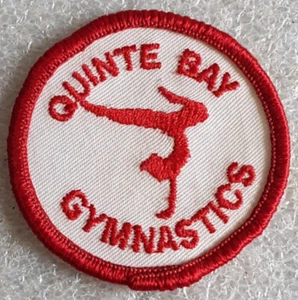 Vintage Red Level Quinte Bay Gymnastics Patch Badge - Bild 1 von 3