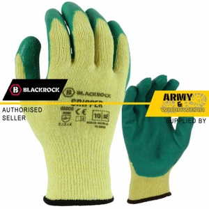 Guantes de seguridad de trabajo Blackrock recubiertos de látex manejo general - Imagen 1 de 6