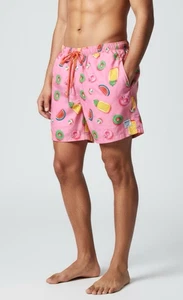MOSMANN Wear Under Badehose Pink Pool Tube Flamingos Wassermelonen Ananas L - Bild 1 von 19