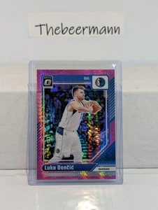 2024-25 Panini Optic Luka Doncic Pink Hyper #214 Los Angeles Lakers - Picture 1 of 2