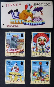 Jersey Stamps: Europa CEPT "The Circus" MNH Presentation Pack 2002 - Picture 1 of 4