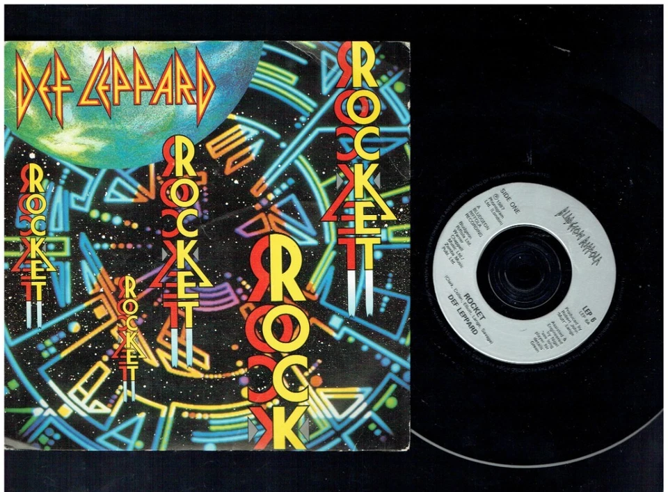 DEF LEPPARD ROCKET 1988 7 INCH VINYL SINGLE - Image 1 of 1