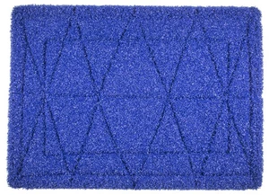 Almohadilla exfoliante cuadrada para azulejos y lechada azul de 20" - Se vende individualmente - Imagen 1 de 5