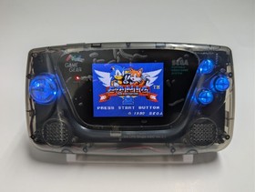 🖤 SEGA Game Gear ⚡ Storm Black w/ RGB 🔥 FP Mainboard, LCD, USB-C & Stereo 🎮