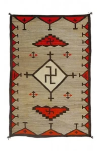 5×8 Ft Gray Navajo Wool Kilim Rug Native American Style Southwest Aztec Area Rug - Picture 1 of 1