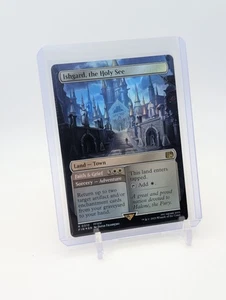 MTG - Ishgard, the Holy See - FOIL Borderless Rare #310 - Final Fantasy NM - Picture 1 of 2