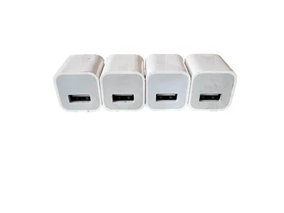 4 Genuine OEM Apple 5W Single USB Wall Chargers A1385 & A1265 Power Adapters - Image 1 of 4
