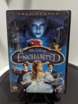 Enchanted Full Screen DVD Disney Amy Adams James Marsden - Image 1 of 2