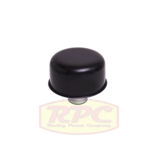 Valve Cover Breather Cap Push-In 1" Neck GM Chevy Pontiac Olds Ford Mopar Black - Foto 1 di 2