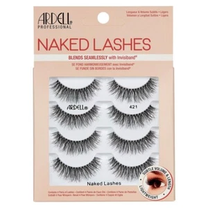 Ardell Naked Lashes 421 | 4 Pack | Bleand Seamlessly with Invisiband - Picture 1 of 6