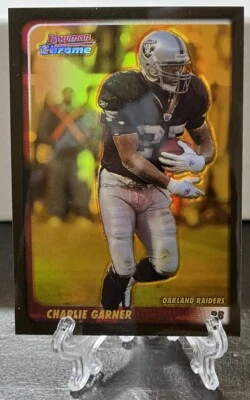 2003 Bowman Chrome 50/50 Gold Refractor Charlie Garner #23 “Last on Print” - Image 1 of 3