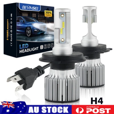H4 LED Headlight Globe Hi/Low Beam 6000K For Nissan Micra Maxima Infiniti 300 ZX - image 1 of 4