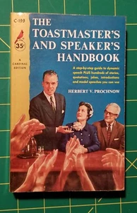 The Toastmaster's and Speaker's Handbook by Herbert V. Prochnow - Imagen 1 de 6