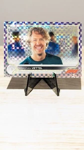 2022 Topps Chrome F1 #12 Sebastian Vettel Purple Checker XFractor /199 Aston - Picture 1 of 2