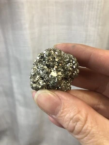 1 x Raw Pyrite Cluster Specimen Fool’s Gold Natural Crystal Small - Picture 1 of 10