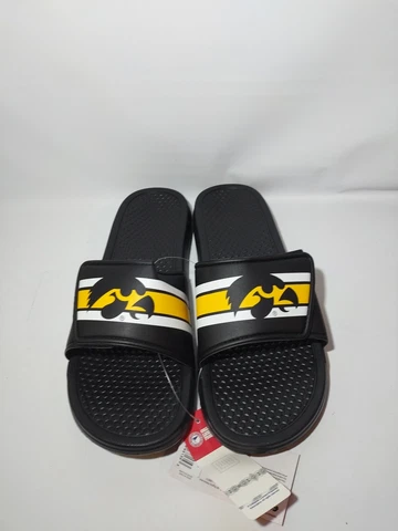 Foco Mens Iowa Hawkeyes Slides Slippers Size Large 11-12 Cover