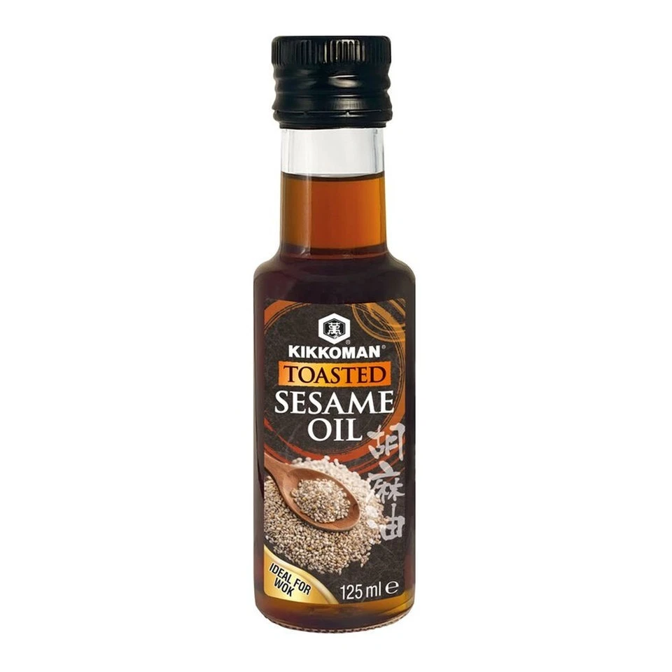 Kikkoman Japanese Toasted Sesame Oil for Stir Fried Seasoning 125ml - Image 1 of 1