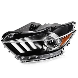 Headlights Assembly For Ford Mustang 2015-2017 Clear Lens  Driver Sides 2016 - Picture 1 of 9