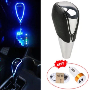 Luz LED azul activada por movimiento táctil palanca de cambios automática para automóvil nueva - Imagen 1 de 8