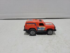 Vintage Tonka Rev and Go Rescue Red Emergency Vehicle Squad 7 Japan 3"