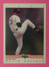 1992 Classic Best, Kenosha Twins - DAVID SARTAIN