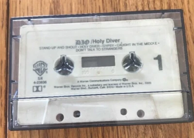 DJO Holy Diver Straight Through The Heart Invisible Cassette Tape-SHIPS N 24 HRS - Image 1 of 2