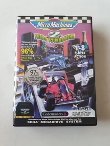 MICRO MACHINES 2 TURBO TOURNAMENT SEGA MEGA DRIVE PAL GAME BOXED MANUAL COMPLETE - Picture 1 of 6