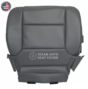 2015-2017 GMC Sierra 2500HD Single-Cab SL Driver Bottom Vinyl Seat Cover Gray - Picture 1 of 7