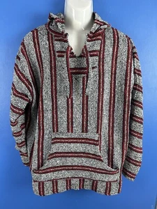 Mexitraders Baja Hoodie Mexican hoody 100% cotton large ethical trader - Picture 1 of 8