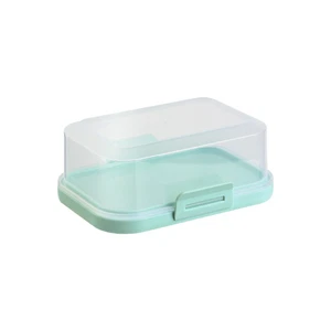 ENGELLAND Stapelbare Butterdose Frische Box Dose Kunststoff BPA-Frei Mint - Bild 1 von 6