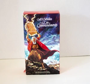 Cecil B. DeMille's The Ten Commandments VHS Charlton Heston Paramount 2Tape 1956 - Picture 1 of 6