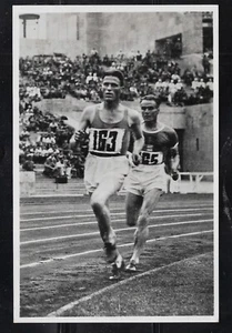WW2 WWII German Germany Third Reich unused post card Olympic 1936 Hoeckert Finnl - Picture 1 of 2