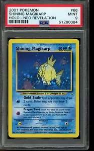 PSA 9 MINT Pokemon Shining Magikarp 2001 Neo Revelation Holo #66 - Picture 1 of 2