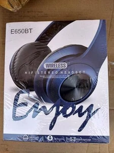 Bluetooth over the ear Wireless Headphones Mic Headset Stereo Earbuds Earphones - Picture 1 of 3