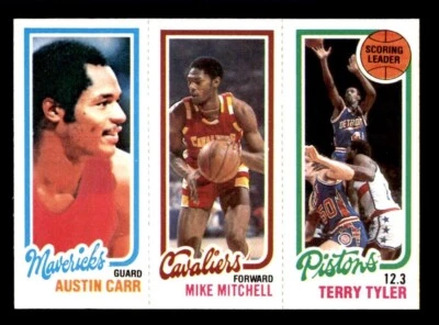 1980 Topps Basketball #34 Carr Mitchell Tyler NM/MT *e11 - Image 1 of 2