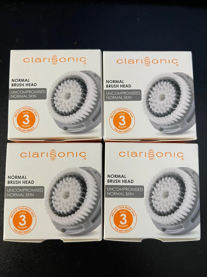 Paquete de 4 cabezales de cepillo de repuesto Clarisonic NORMAL Mia2 Aria Plus Smart Profile Foto 1 de 1