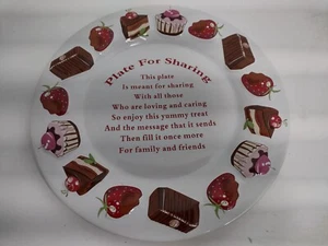 PLATO PARA COMPARTIR EL PLATO PARA COMPARTIR EL PLATO PLATO DE REGALO PLATO - Imagen 1 de 8