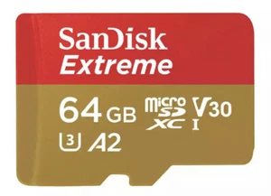 SanDisk Micro SD Card Extreme 64GB Class 10 Memory Card UK SELLER - Picture 1 of 1