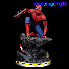Captain America 3 Figure 1/4 Spider Man w/ Shield Statue Model Birthday Toy Gift