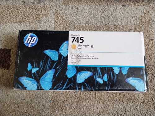 Hp - Testina originale - 744 - Nero opaco / Rosso cromatico - F9J88A