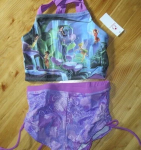 Disney Girls Purples Tinker Tank/Ruched Shorts NWT Size 3 or 6 U Choose - Picture 1 of 5