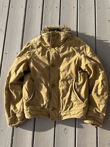 Vintage Abercrombie & Fitch Adirondack Women’s Fur Lined Jacket Size Xl - Picture 1 of 10