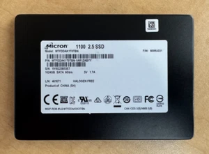 New Micron 1100 1TB 2.5" SATA SSD MTFDDAK1T0TBN (0 Hours) - Picture 1 of 1