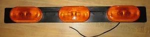 Grote 49073 Amber 18.5 inch 3 Light Bar New In Box Camper Trailer New Old Stock - Picture 1 of 1