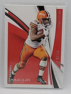 2021 Immaculate Collection Nick Chubb #ed 21/75 Browns - Picture 1 of 2